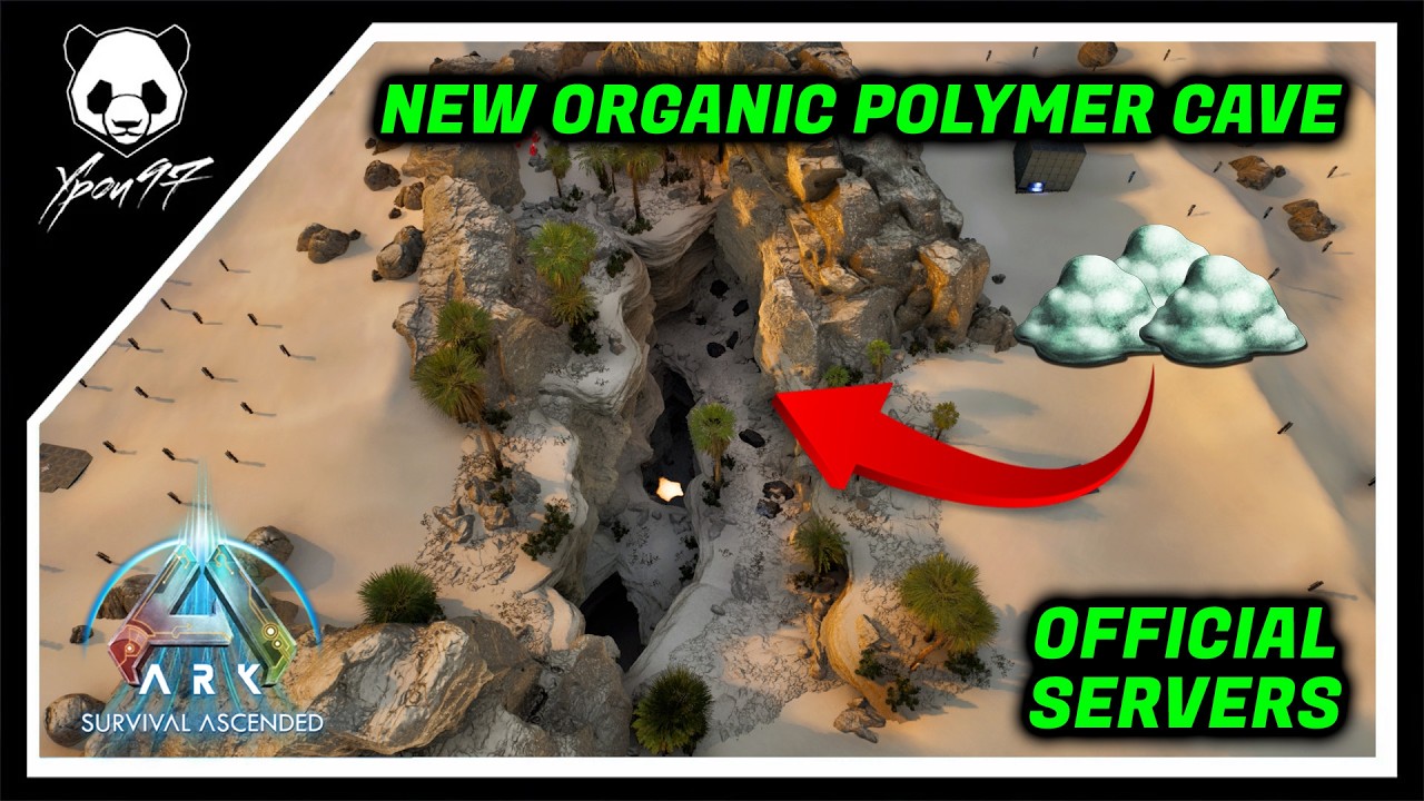 New Organic Polymer Cave In Astraeos | ARK: Survival Ascended