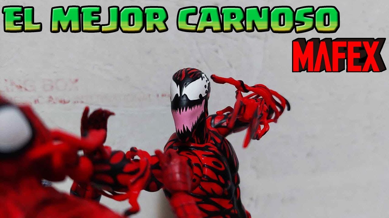 UNBOXING Y REVIEW MAFEX CARNAGE LA MEJOR FIGURA DEL PERSONAJE 🔥😱