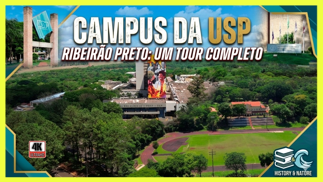 USP Universidade de São Paulo - Ribeirão Preto Campus está entre as 100 melhores do mundo (4k)