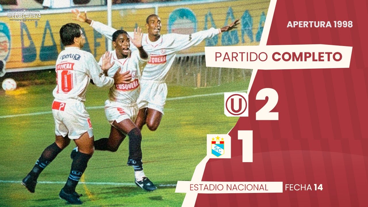 Universitario 2-1 Sporting Cristal | Partido Completo | Fecha 14 - Apertura | 1998 ⚽🎞
