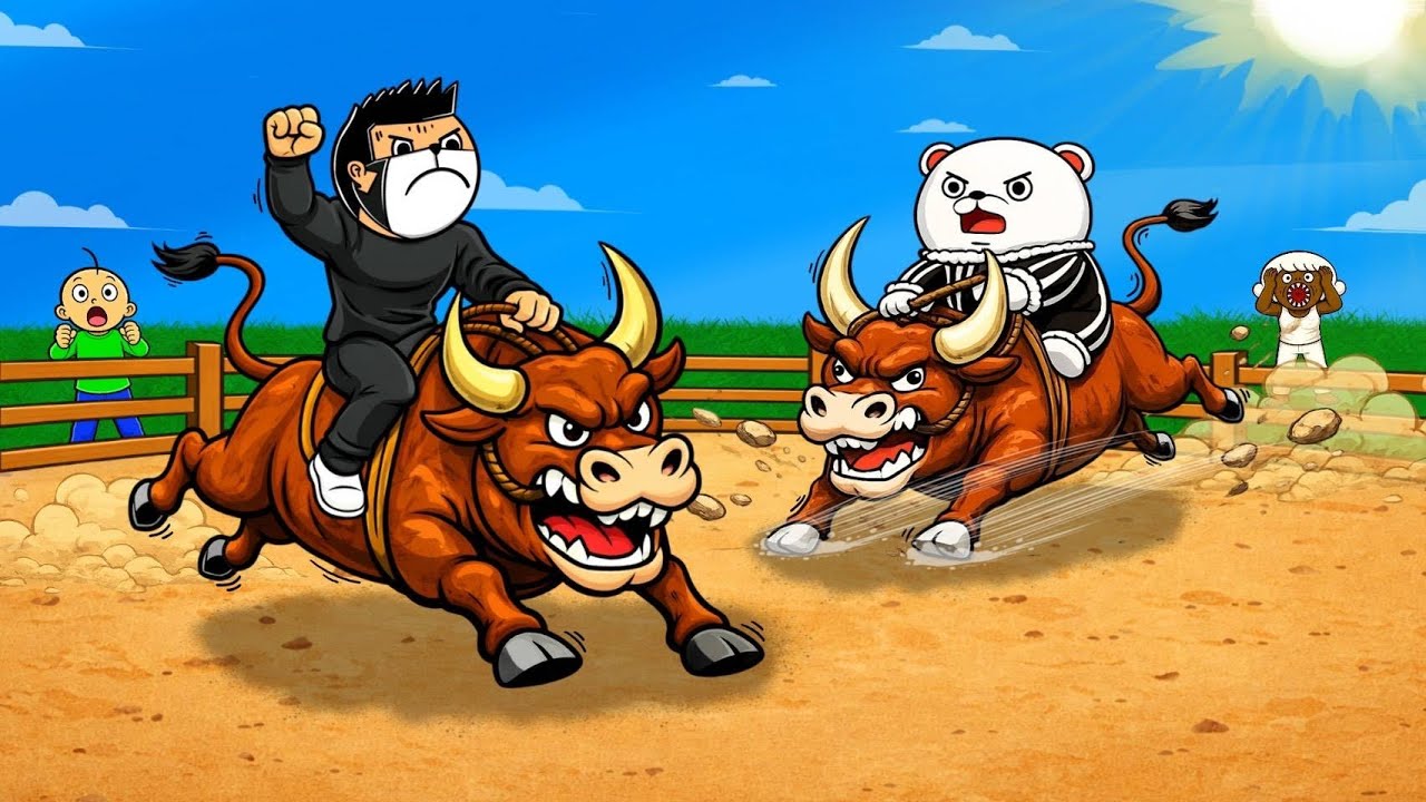 ขี่วัวกระทิง ใครตกก่อนคนนั้นแพ้ 🐂 Roblox