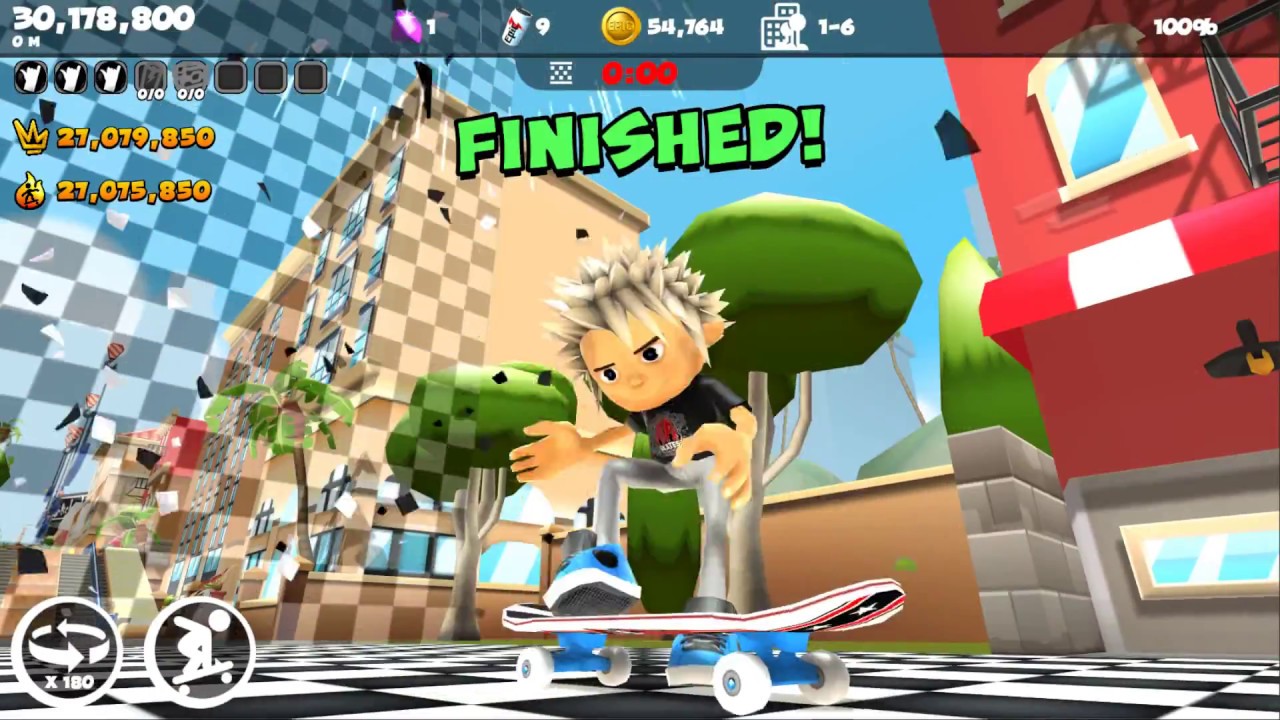 Epic Skater 2 - 30 Million Point Combo in 1-6 ALL UPGRADES