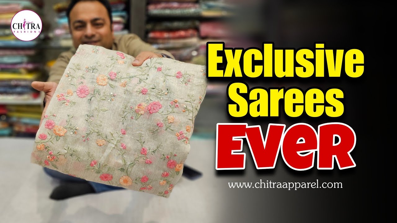 Exclusive Sarees for Our Youtube Family, You Won't Find Them ANYWHERE Else | Chitra Apparels