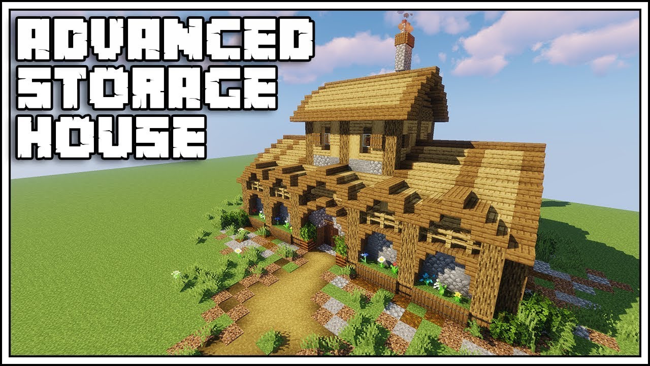 Minecraft 1.14 Advanced Storage House Tutorial