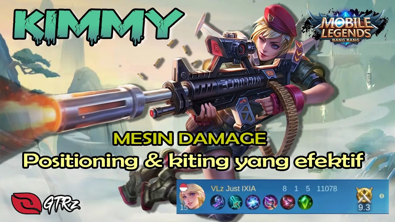 Build Kimmy tersakit !!!!!! Kimmy Jadi MESIN DAMAGE Tanpa Henti 😈🔥 | MLBB