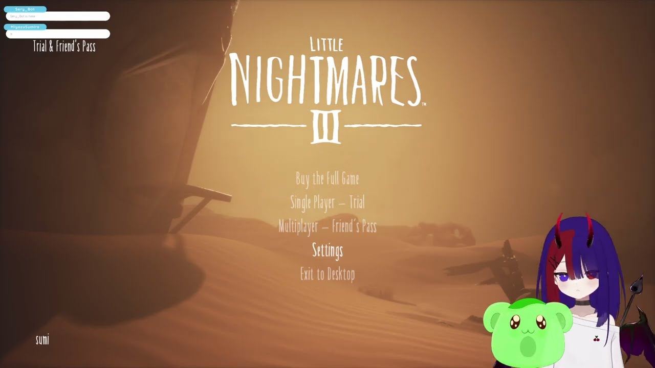 【 LITTLE NIGHTMARES 3 】its almost sumi month