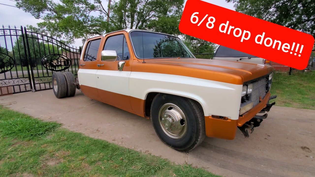Doing a 6/8 drop on my cummins swapped chevy c30  [part 2]