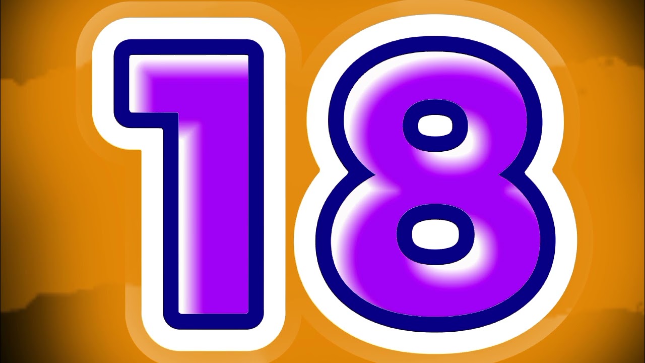 Números do 0 ao 30 Sounds Efeitos - Laranja e Roxo Operação