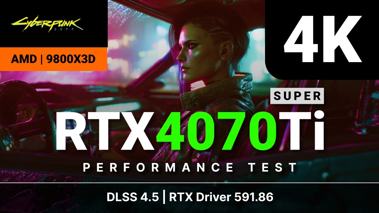 Cyberpunk 2077 | RTX 4070 Ti Super | Full RT & Path Tracing | 4K