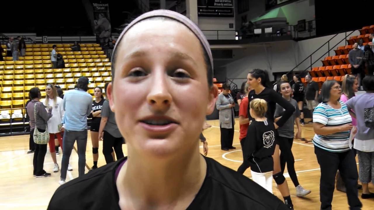 Missouri State's Lilly Johnson visits with VolleyballMag.com
