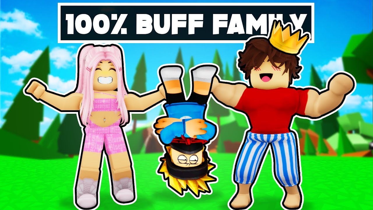 Adopted By The BUFF Family in Roblox!!