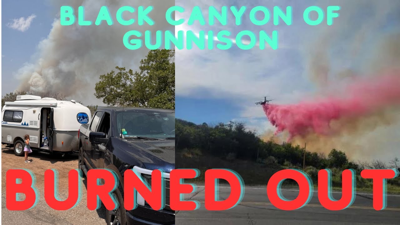 F-150 LIGHTNING и CASITA CAMPER пытаются посетить Черный каньон Ганнисона