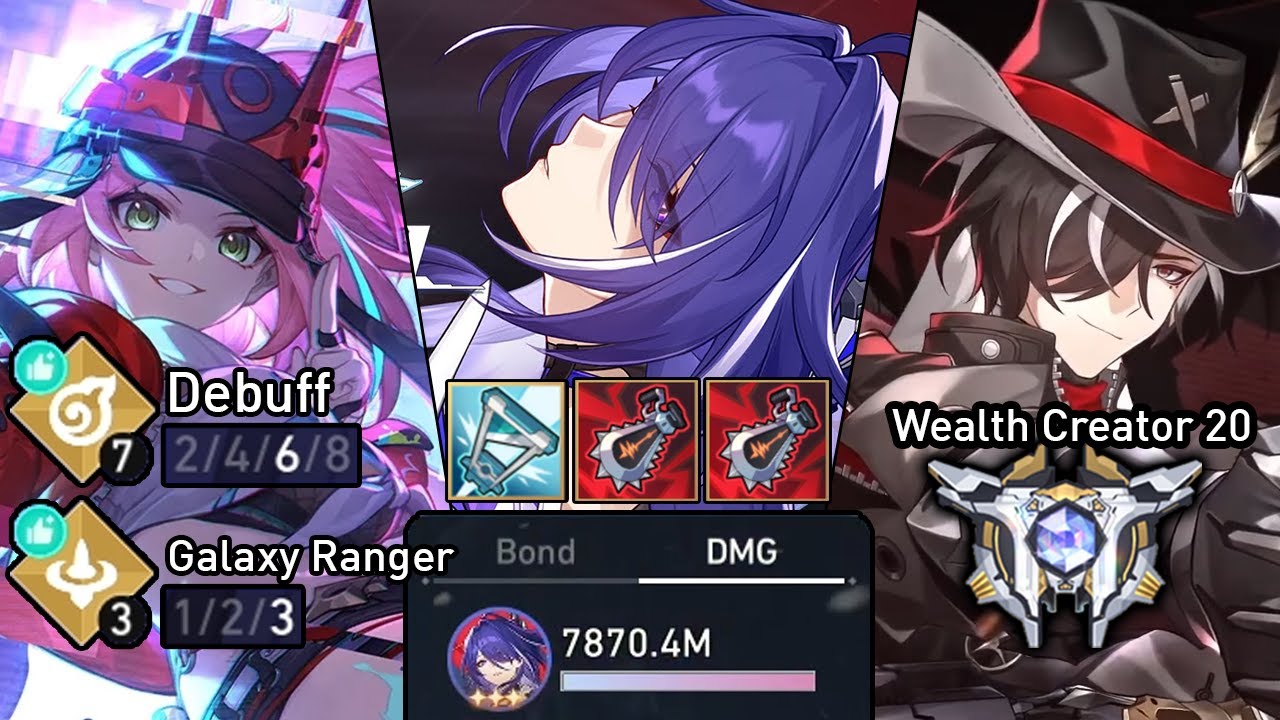 Power Of Buffed Galaxy Ranger Bond! Acheron With Debuff & Galaxy Ranger Full Run | Currency Wars