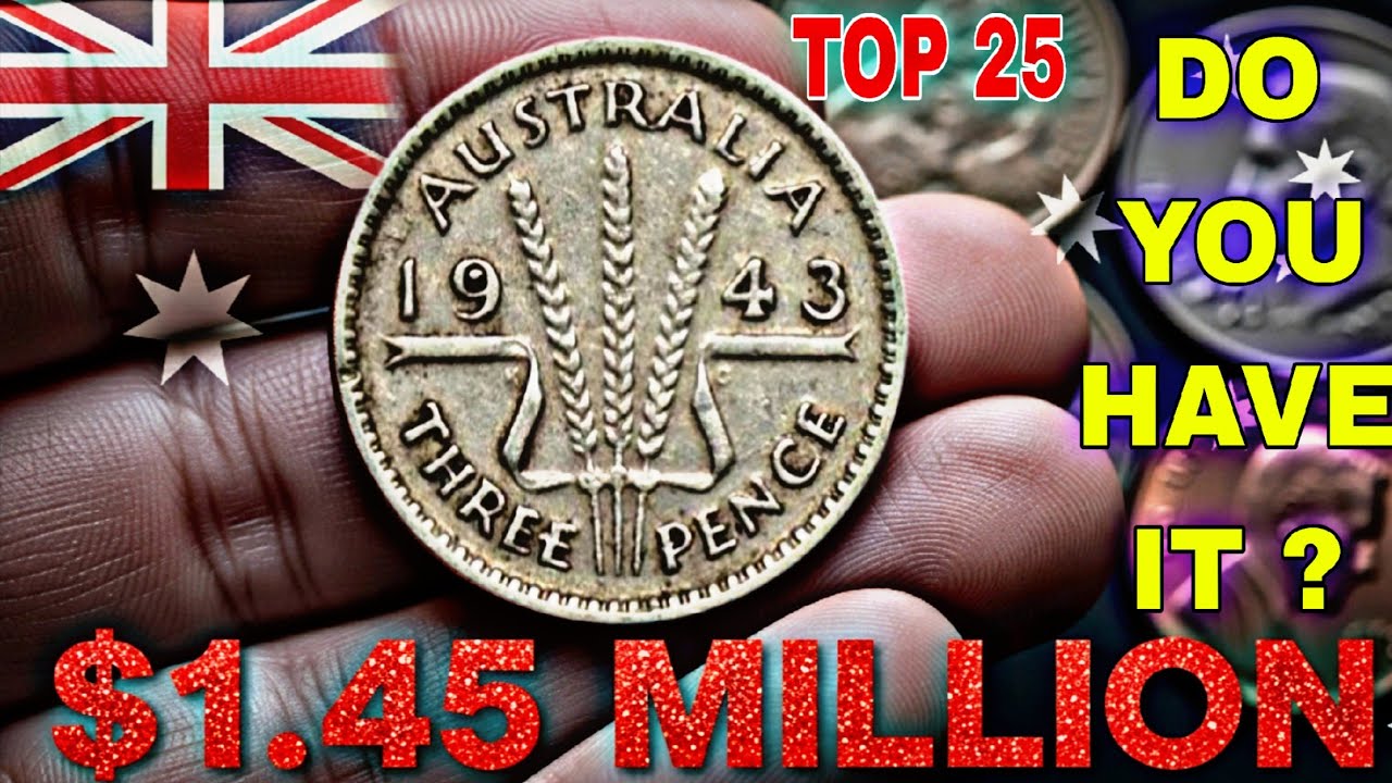Do You Own This Silver Coin? | Rare Australian Silver Three Pence Coins Worth Money! Rarest 25 Find!
