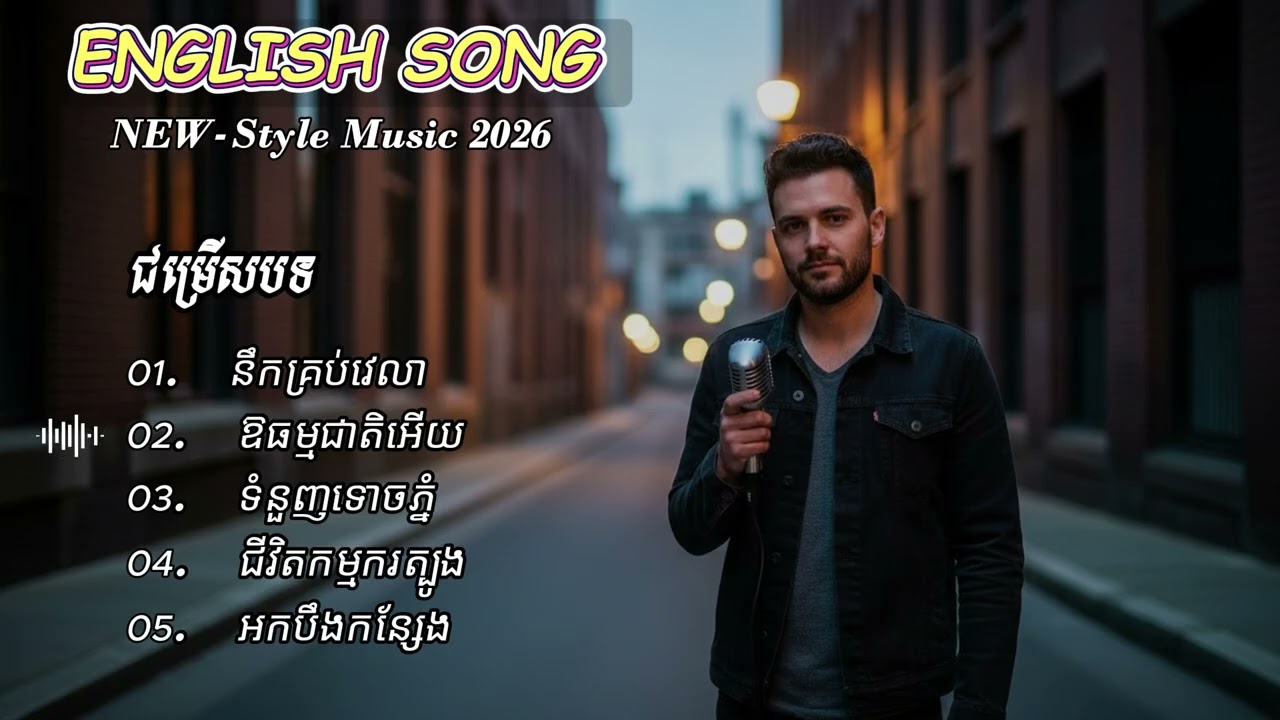 នឹកគ្រប់វេលា - English Cover | New Style Music 2026 | Khmer Old Songs - Sin Sisamuth