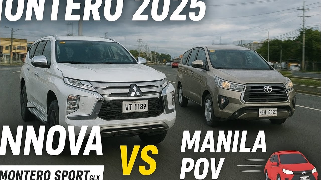 2025 Montero Sport GLX MT vs Toyota Innova Part 2 | POV Review sa Manila Streets Right Car for You?