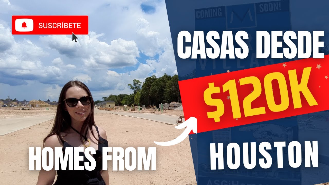 Las CASAS MÁS ECONÓMICAS de la ciudad de HOUSTON (CASAS NUEVAS)