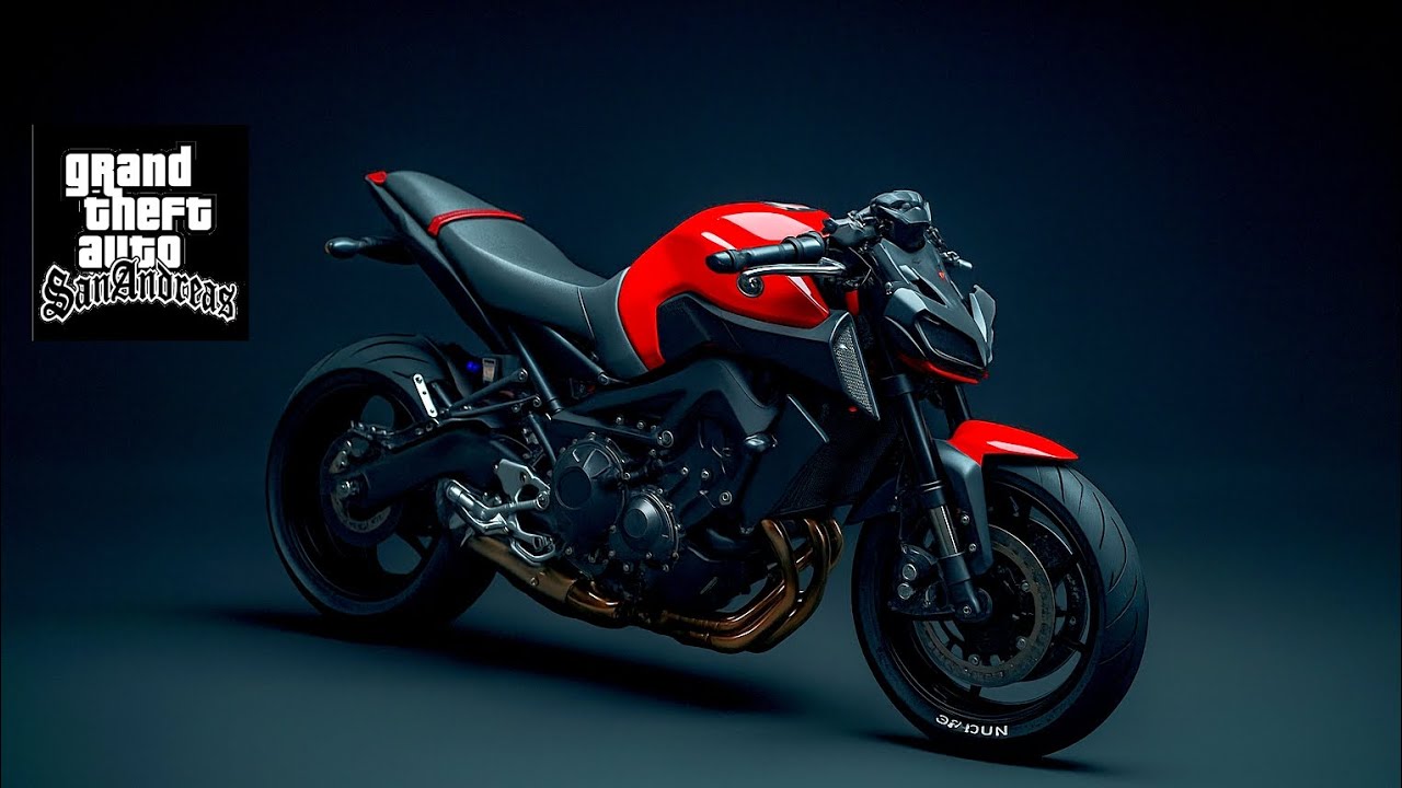 Yamaha mt09 solo dff y sonido realista gta san andreas android ✔️