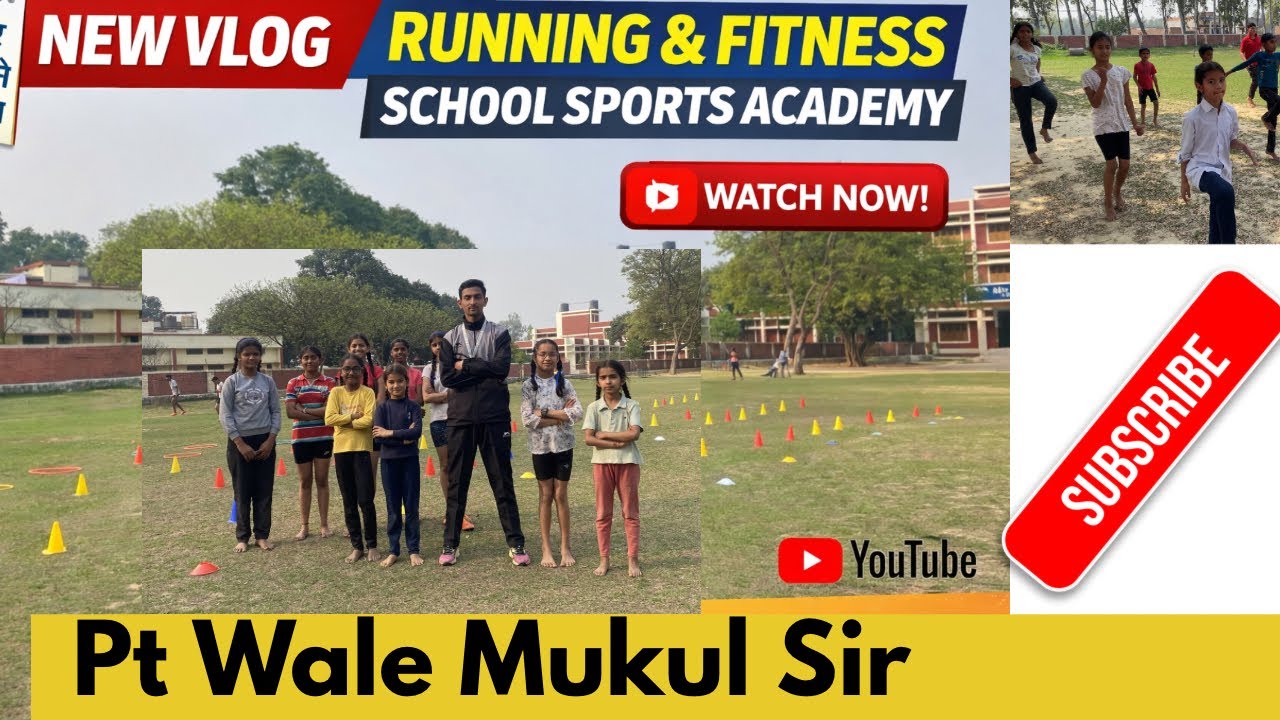 New Vlog 😍| Running And Fitness | School Sports Academy | St Mary’s School | Pt Wale Mukul Sir