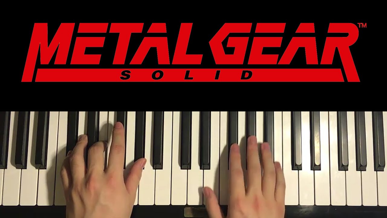 Metal Gear Solid Main Theme (Piano Tutorial Lesson)