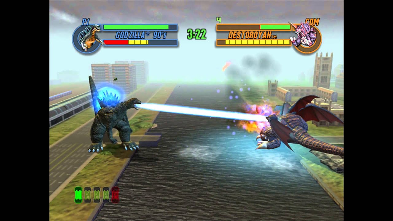 Godzilla: Save The Earth - Godzilla 90's VS. Destoroyah (HARD)