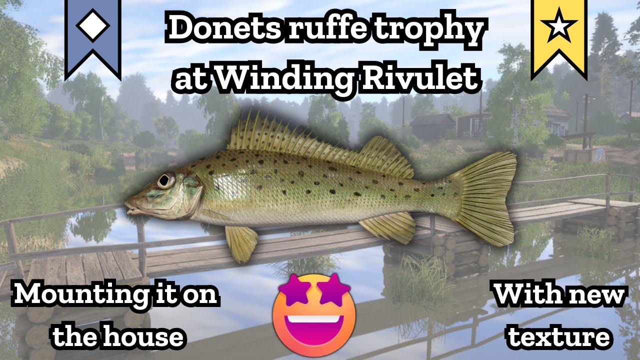 Donets Ruffe trophy at Winding rivulet | Russian fishing 4 | Nanstein | #russianfishing4 #rf4