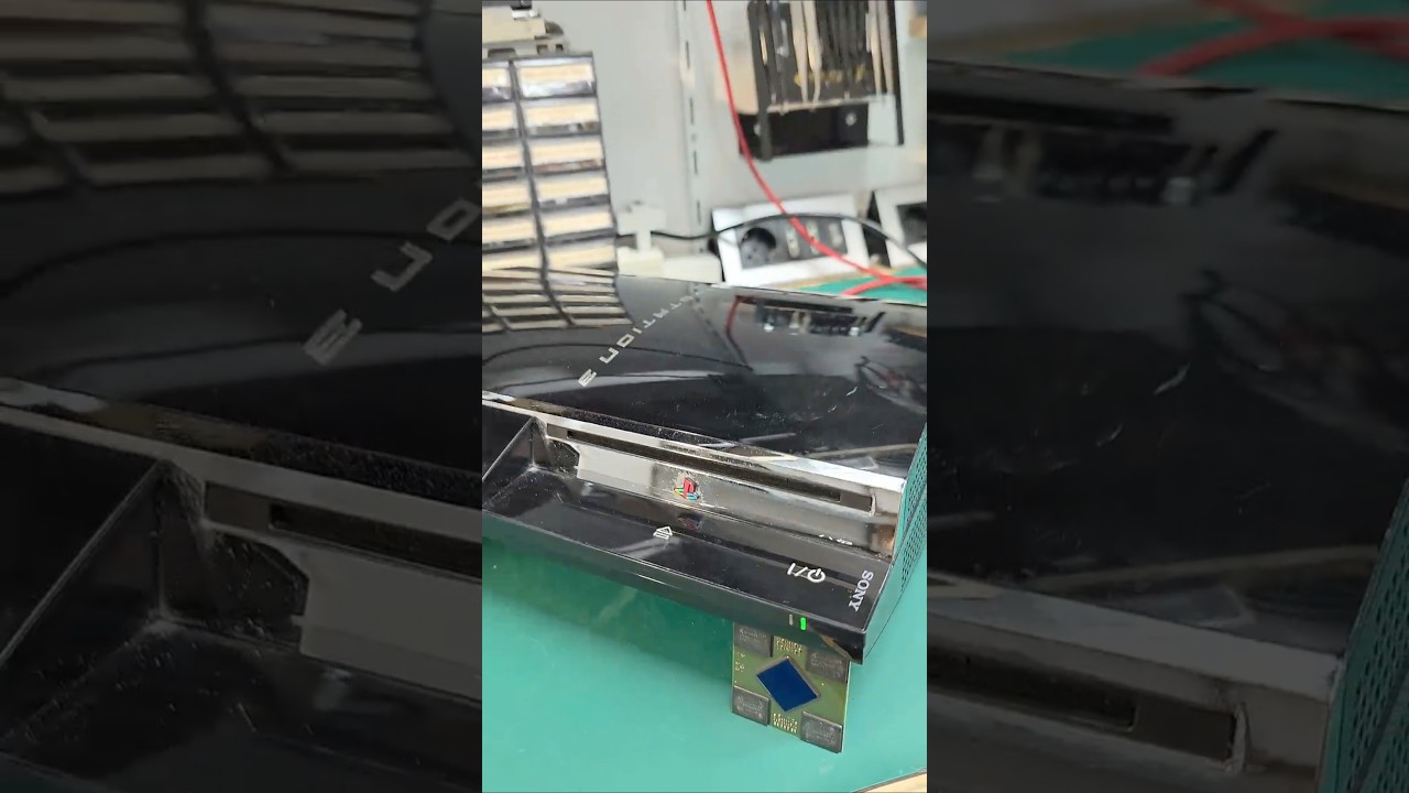 Ps3 Frankenstein Mod. #retro #gaming #ps3 #reballing #ps3fat