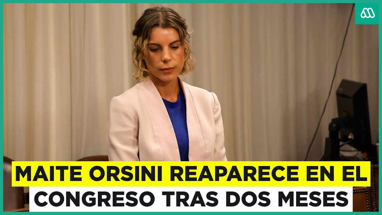 Maite Orsini regresa al Congreso luego de más de dos meses de ausencia