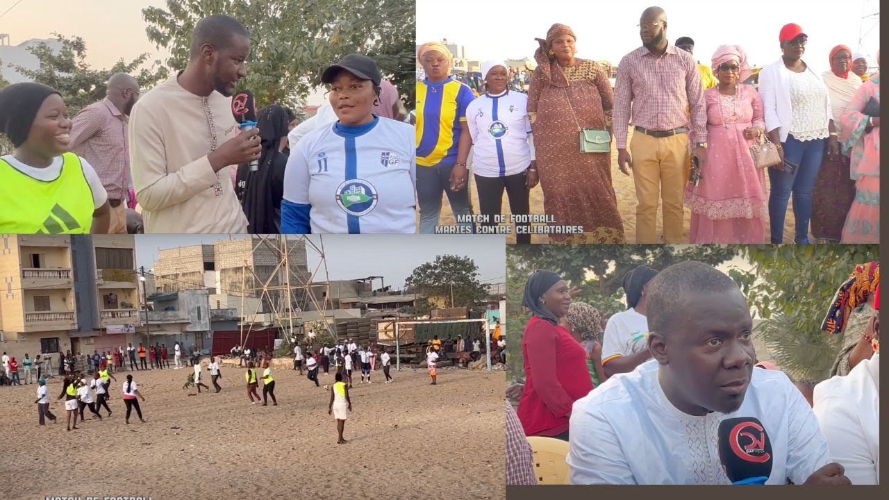 ⚽✨ Match de Football : Mariés contre Célibataires✨MOUVEMENT AND DOXAL SUNU GOKH