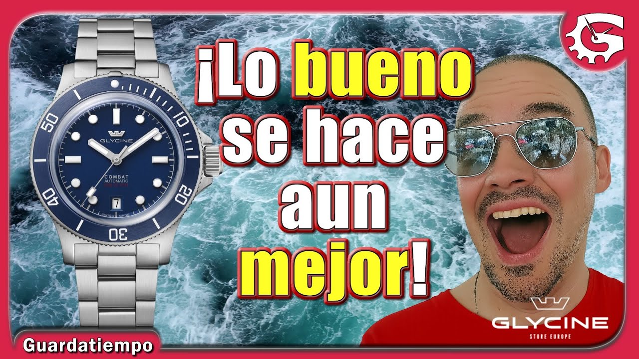 Glycine Combat Sub 41 Ceramic GL0523 🤼🇨🇭 Lo bueno se hace mejor (Review completa del reloj)