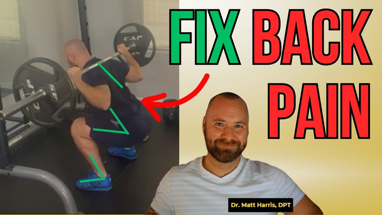 Back Pain When You Squat?  3 Mobility Fixes