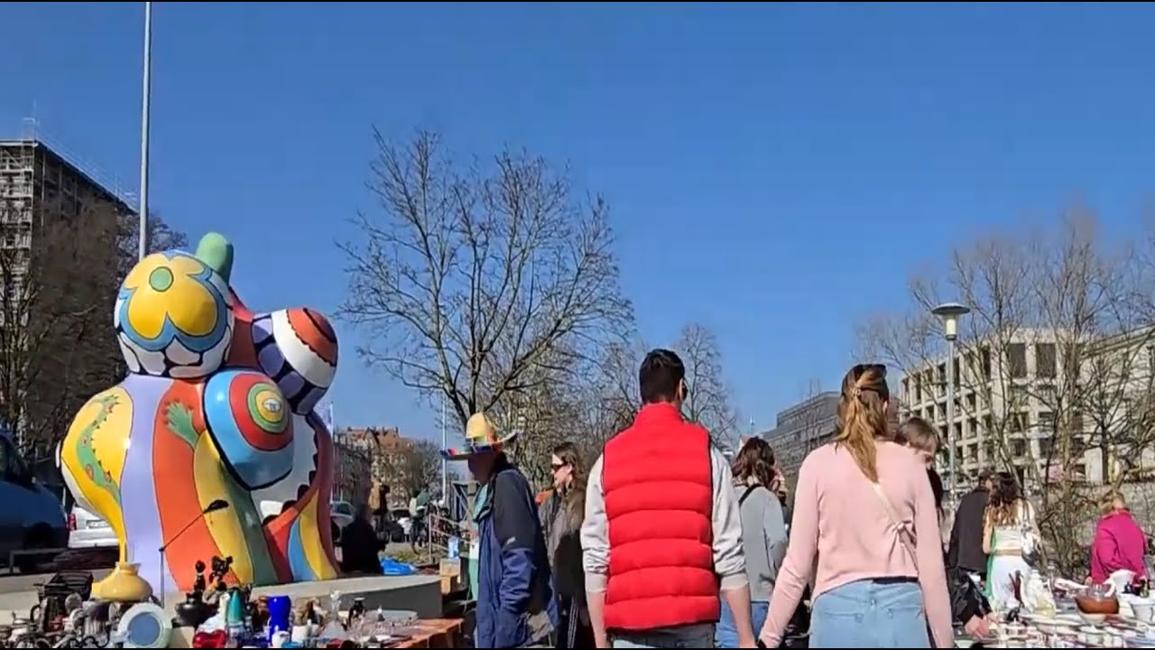 Altstadt-Flohmarkt Hannover am Hohen Ufer (2025) || Germany || Cuộc sống ở Đức