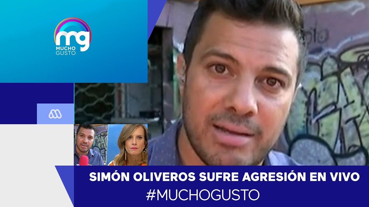 Simón Oliveros sufre violenta agresión en pleno despacho - Mucho Gusto 2020