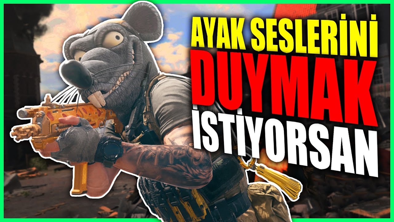 AYAK SESLERİNİ DUYMAK İSTİYORSAN.. (Bunny Playz Warzone Türkçe Oynanış)