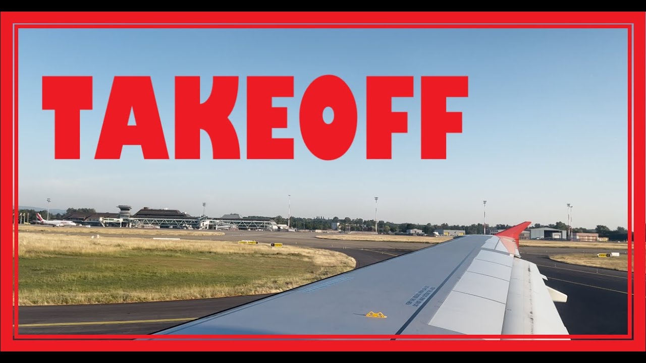 Volotea A320 Morning Takeoff Strasbourg-Entzheim Airport (SXB) 🇫🇷