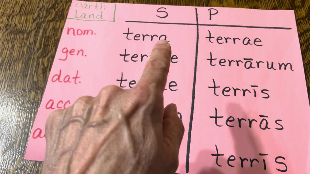 Challenge A - Latin Lesson 1