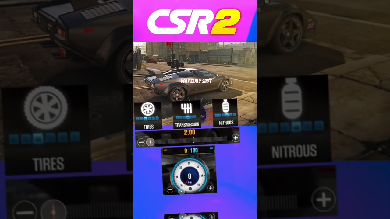 GLITCH TUNE SETUP! CSR2 #csr2 #csr2racing