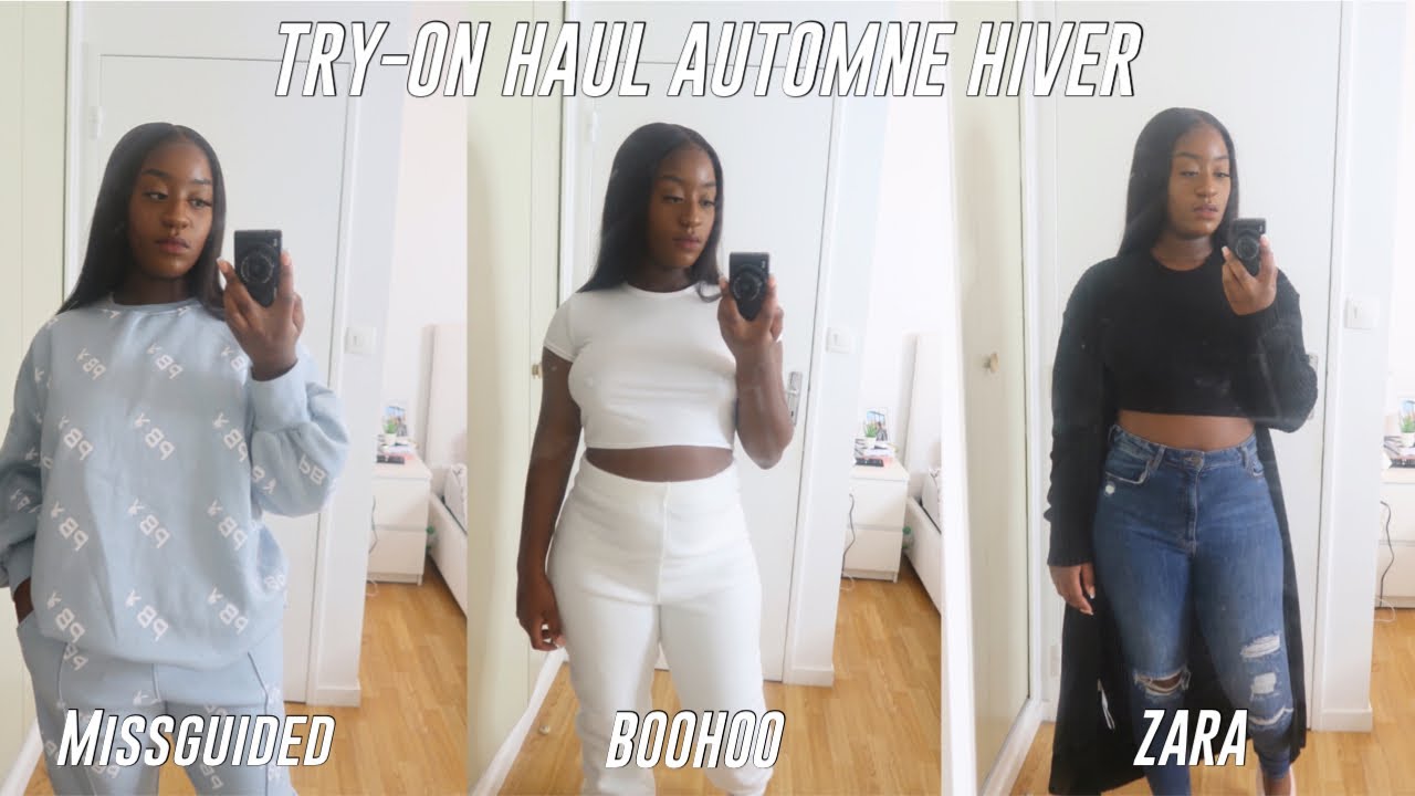 TRY ON HAUL AUTOMNE HIVER 2020 | MISSGUIDED, ZARA, BOOHOO...