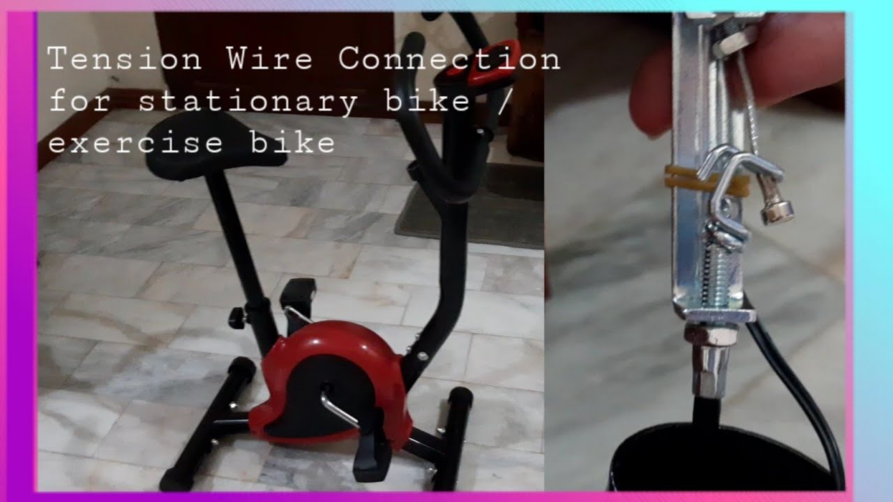 Stationary Bike / Exercise Bike Supplemental Video - Connecting Tension Wire to Tension Hook 