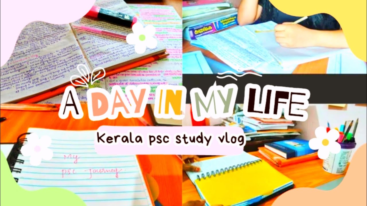 KERALA PSC STUDY VLOG 📚 A DAY IN MY LIFE ✨|NimZ vlogZ