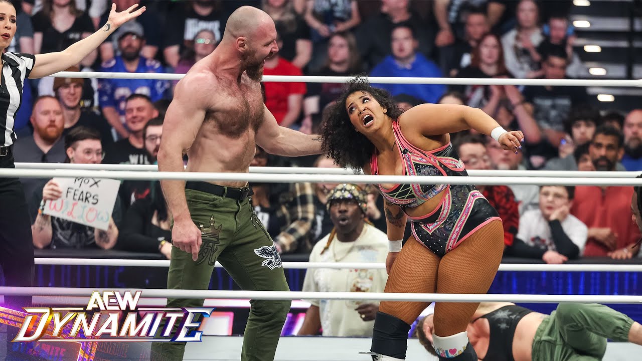 MAYHEM! Чемпионы мира AEW Моксли и Шафир против Сверва и Уиллоу в командном бою! | 02.04.2025 AEW...