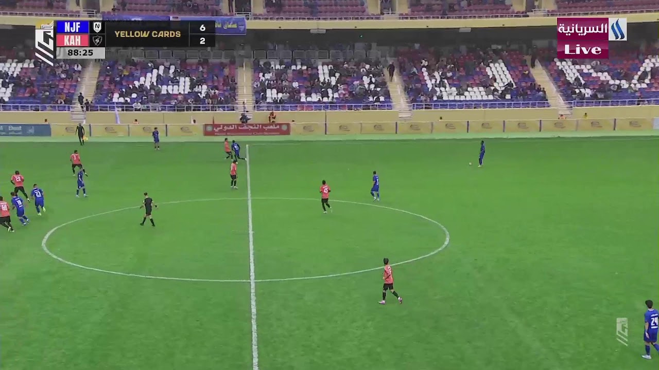 مباراة ( النجف VS الكهرباء ).#دوري_نجوم_العراق/ الجولة 18/ على ملعب النجف