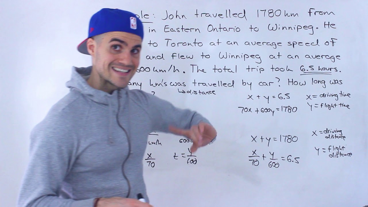 MPM2D (Grade 10 Academic Math) - Linear Systems Thinking Problem