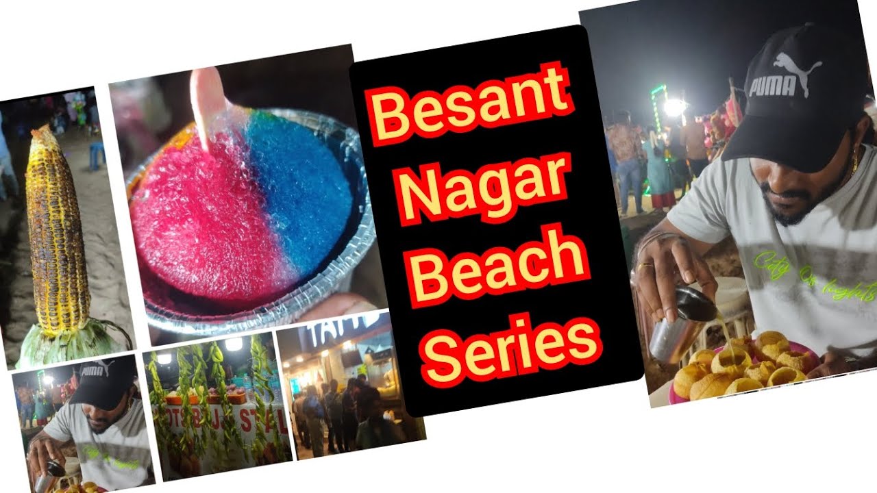 Besant Nagar 💥 Beach series 🤩 | Tamil | food review | food | @Uvvlog1302