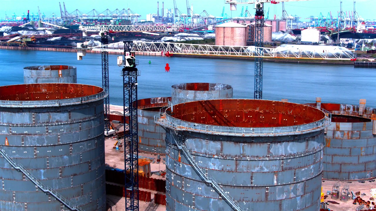 HES Hartel Tank Terminal ( Rotterdam ) in 5K | Drone video