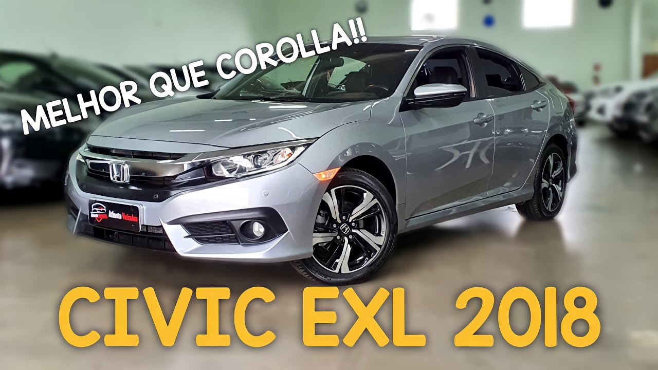Avaliação Honda Civic EXL 2018. Ele evoluiu aonde precisava. Pontos positivos e negativos. Opinião.