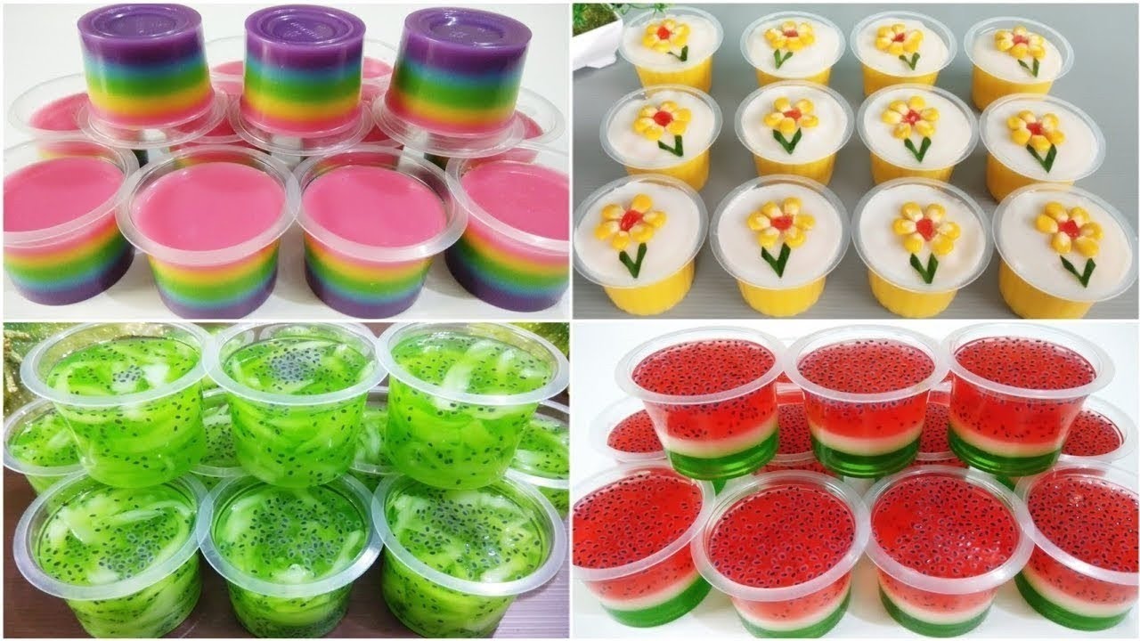 4 RESEP  PUDING KEKINIAN ‼️COCOK BUAT SNACK BOX / IDE JUALAN #dessert