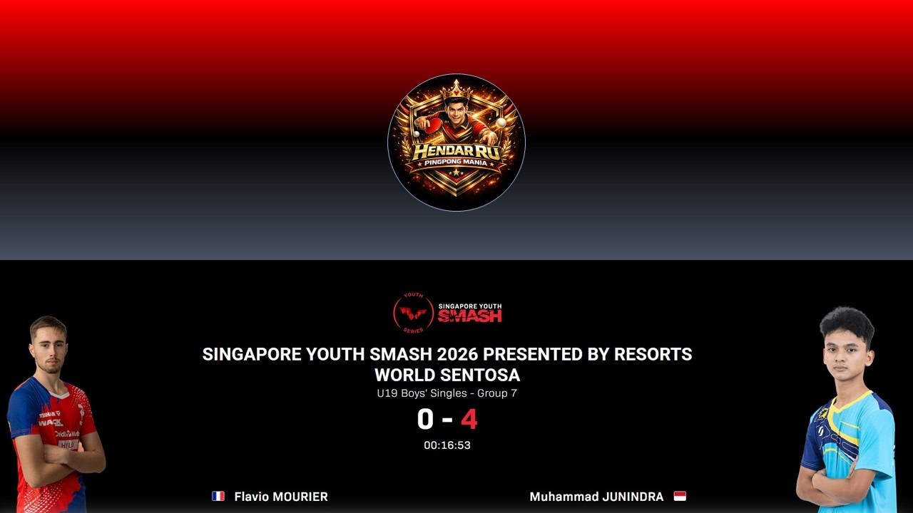 MOURIER (FRA) vs NAUFAL (INA) WOW AMAZING !! PERINGKAT HANYA URUTAN SEMATA !?