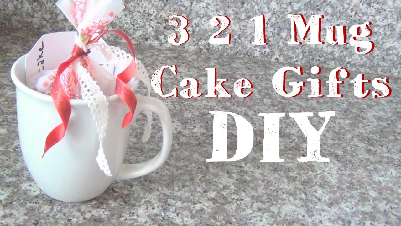 3 2 1 Mug Cake Gifts ♥ 12 DIYs of Christmas