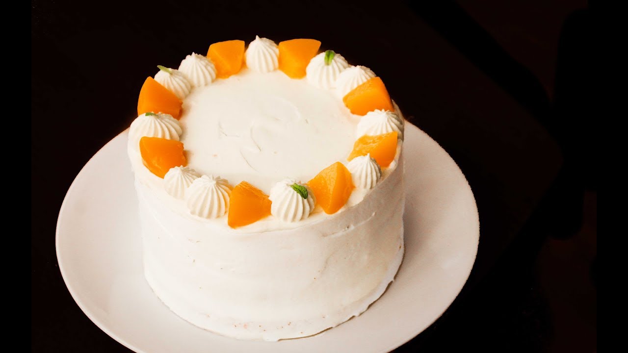 How To Make Peach Cream Cake